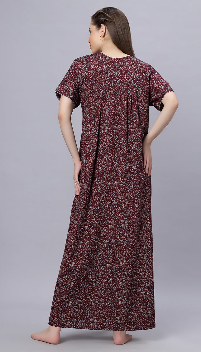 Womens Cotton Maternity & Feeding Nighty
