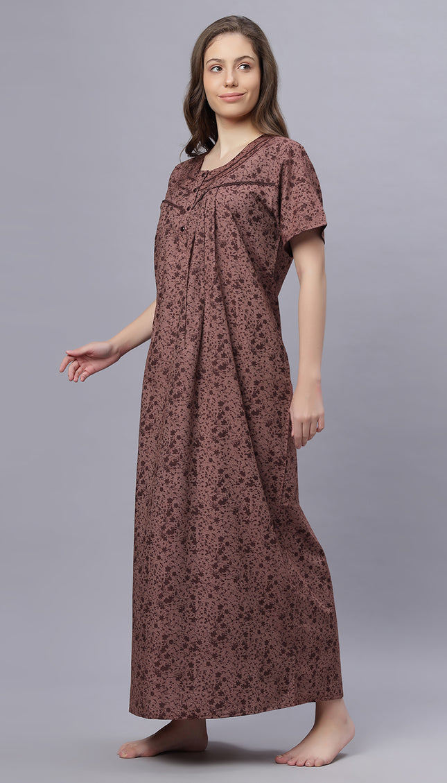 Womens Cotton Maternity & Feeding Nighty