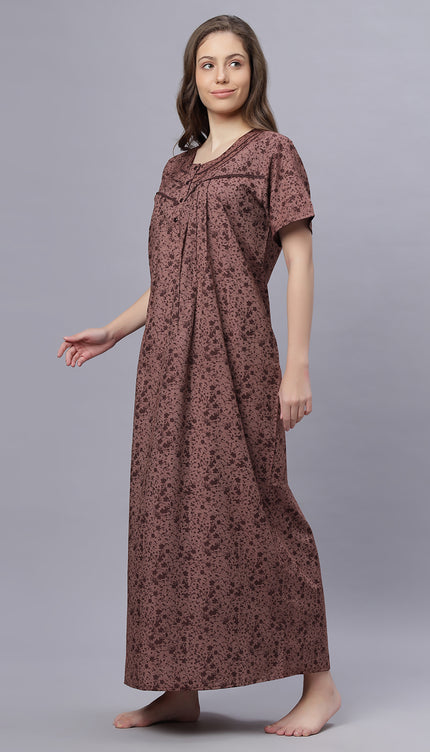 Womens Cotton Maternity & Feeding Nighty