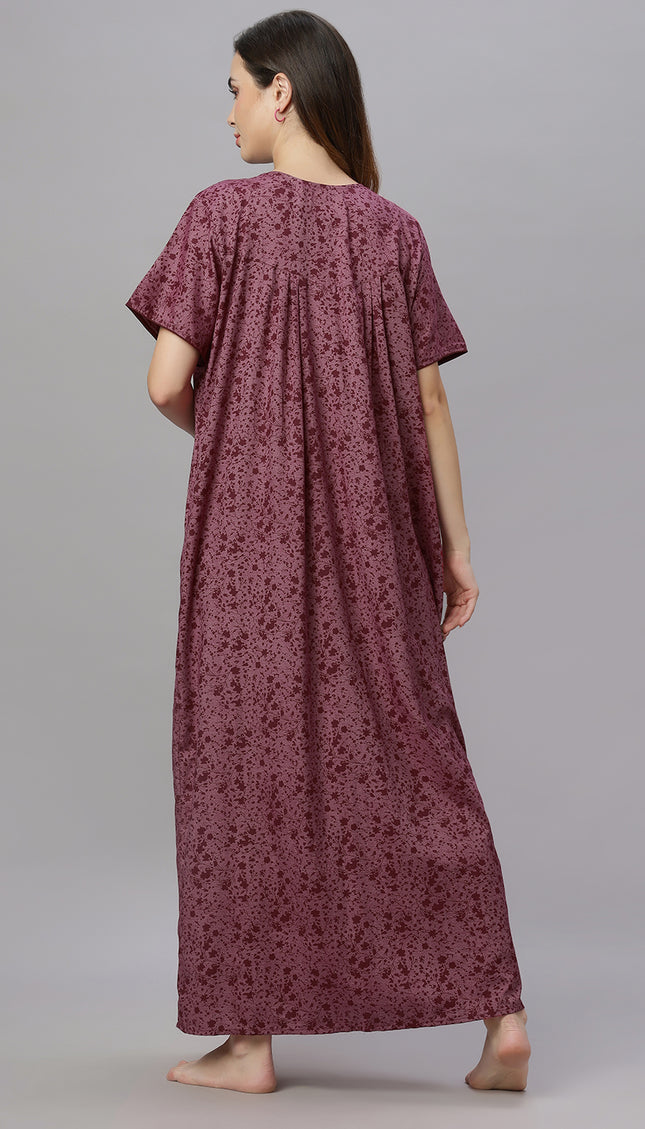 Womens Cotton Maternity & Feeding Nighty