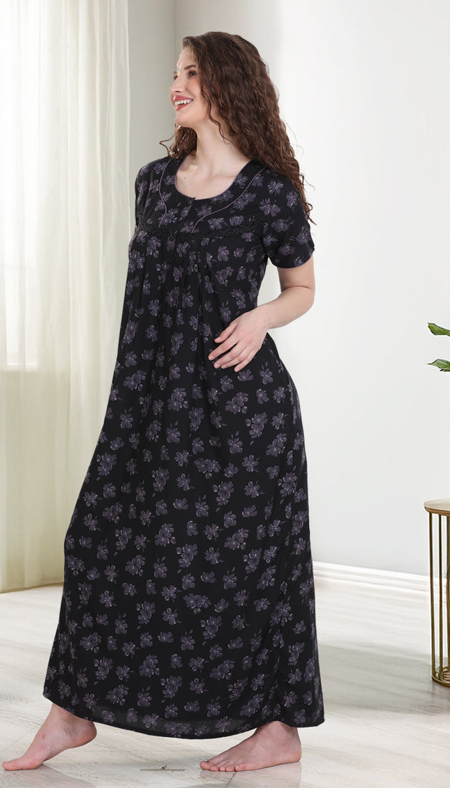 Womens Nightwear Full-Length Nighty
