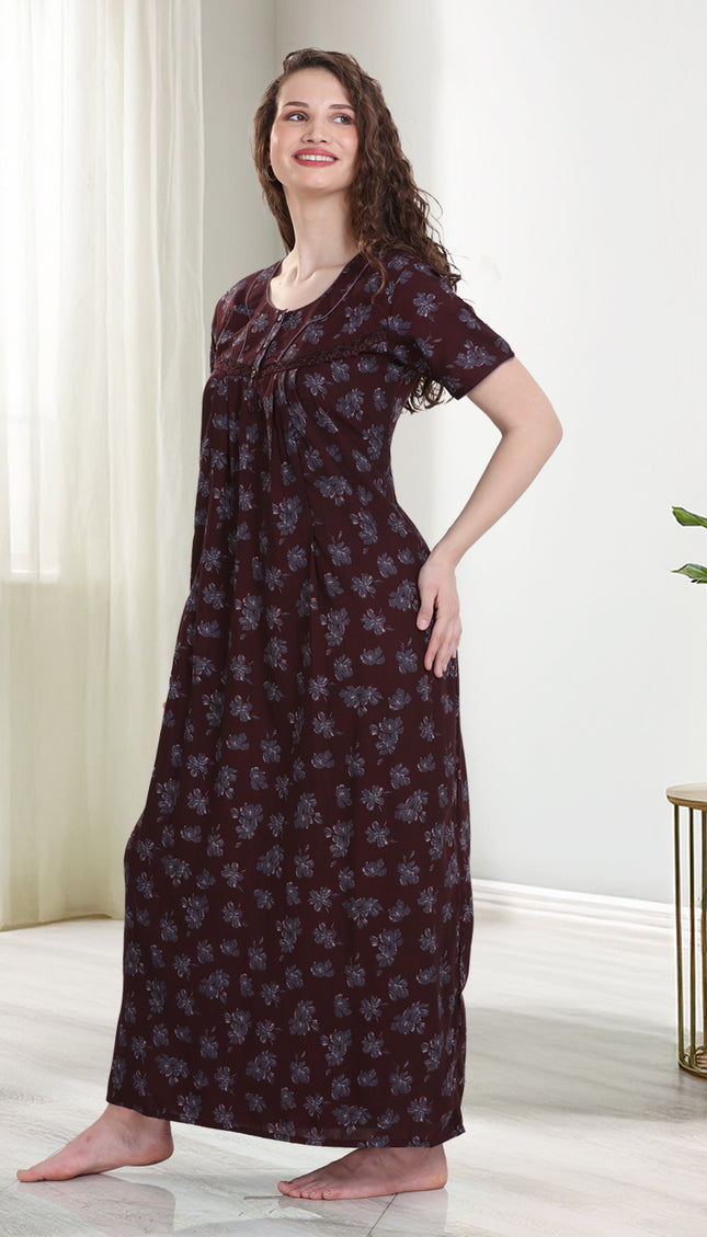 Womens Nightwear Full-Length Nighty