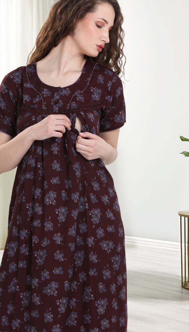 Womens Nightwear Full-Length Nighty