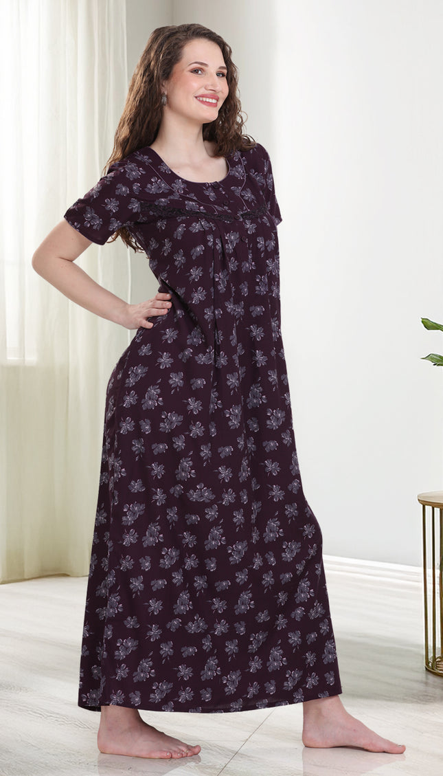 Womens Nightwear Full-Length Nighty