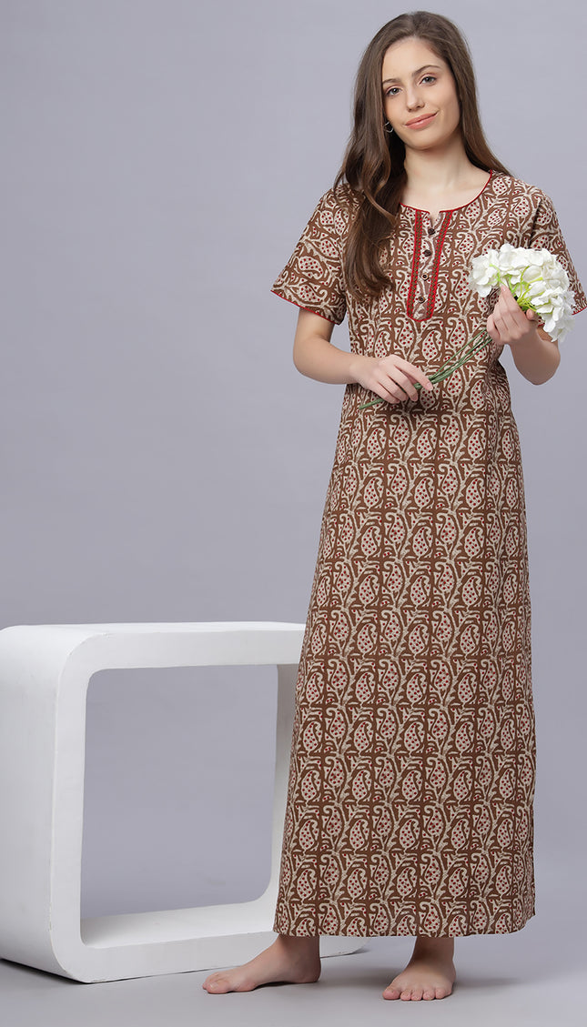Womens Nightwear Full-Length Nighty