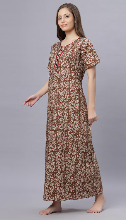 Womens Nightwear Full-Length Nighty