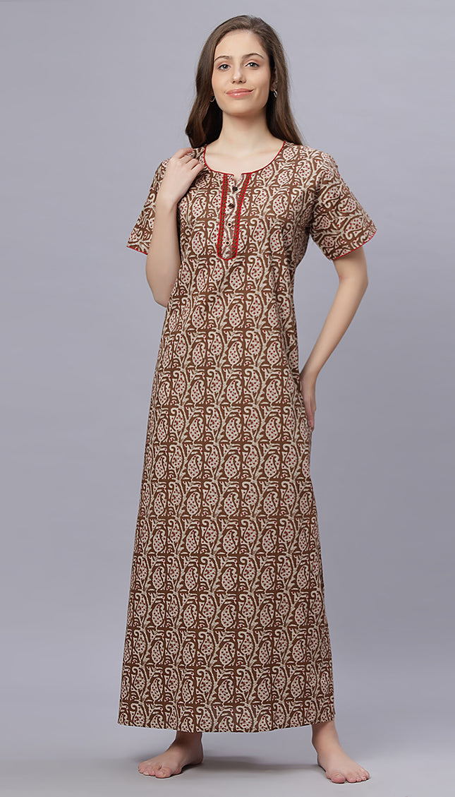 Womens Nightwear Full-Length Nighty