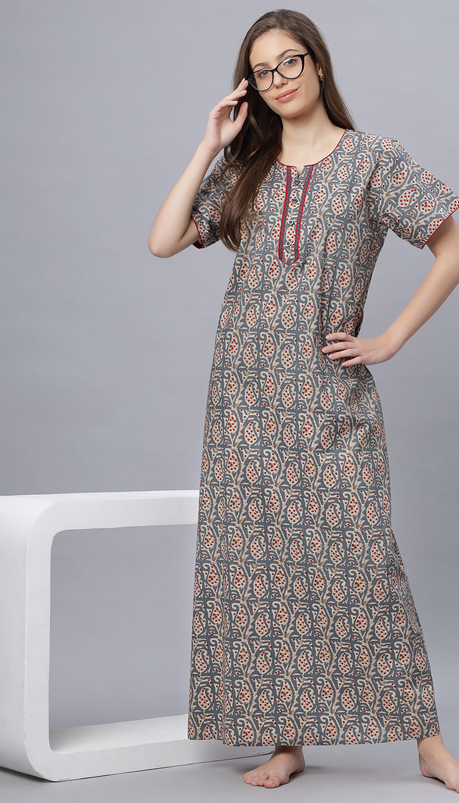 Womens Nightwear Full-Length Nighty