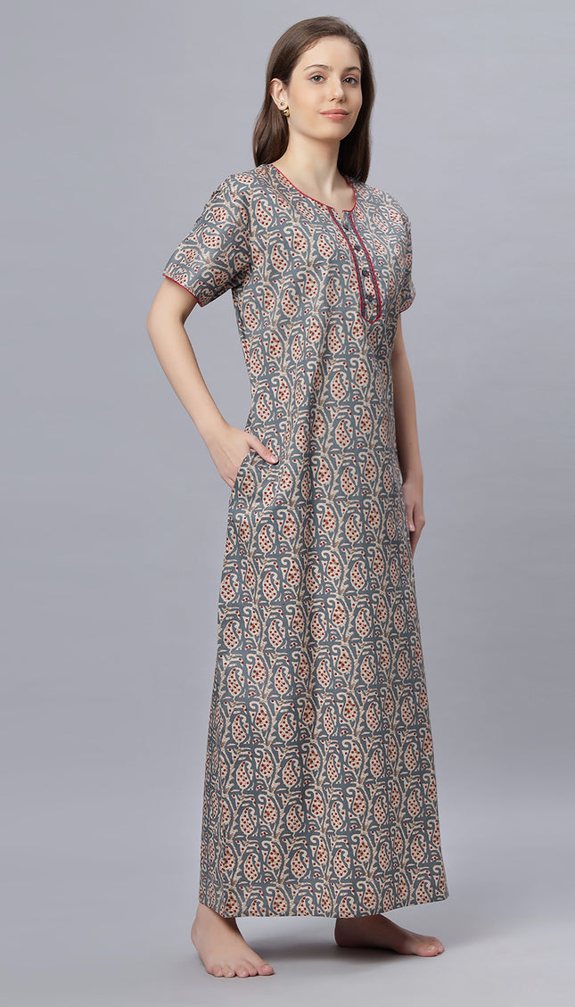 Womens Nightwear Full-Length Nighty