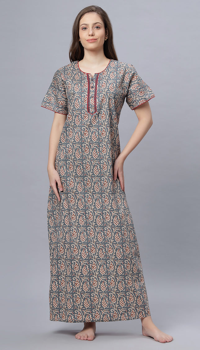 Womens Nightwear Full-Length Nighty
