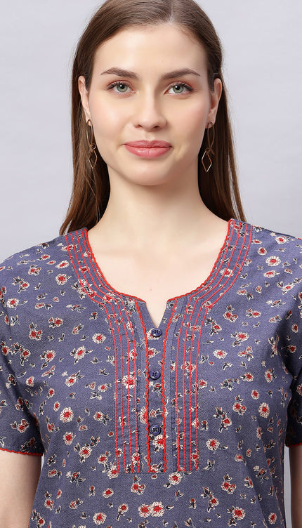 Womens Nightwear Full-Length Nighty