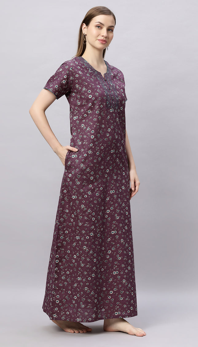 Womens Nightwear Full-Length Nighty