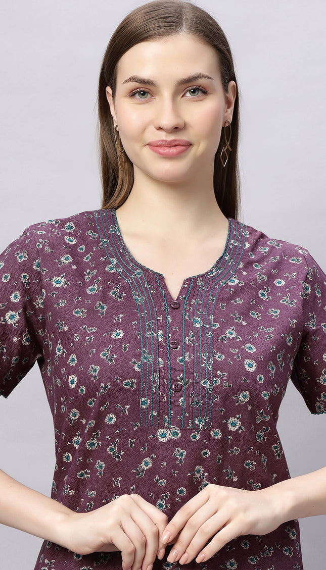 Womens Nightwear Full-Length Nighty