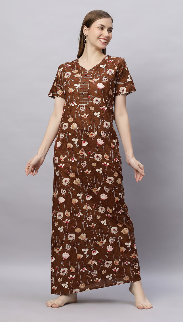 Womens Nightwear Full-Length Nighty