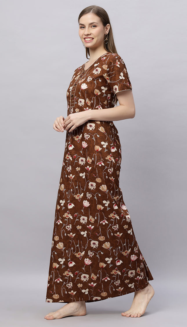 Womens Nightwear Full-Length Nighty