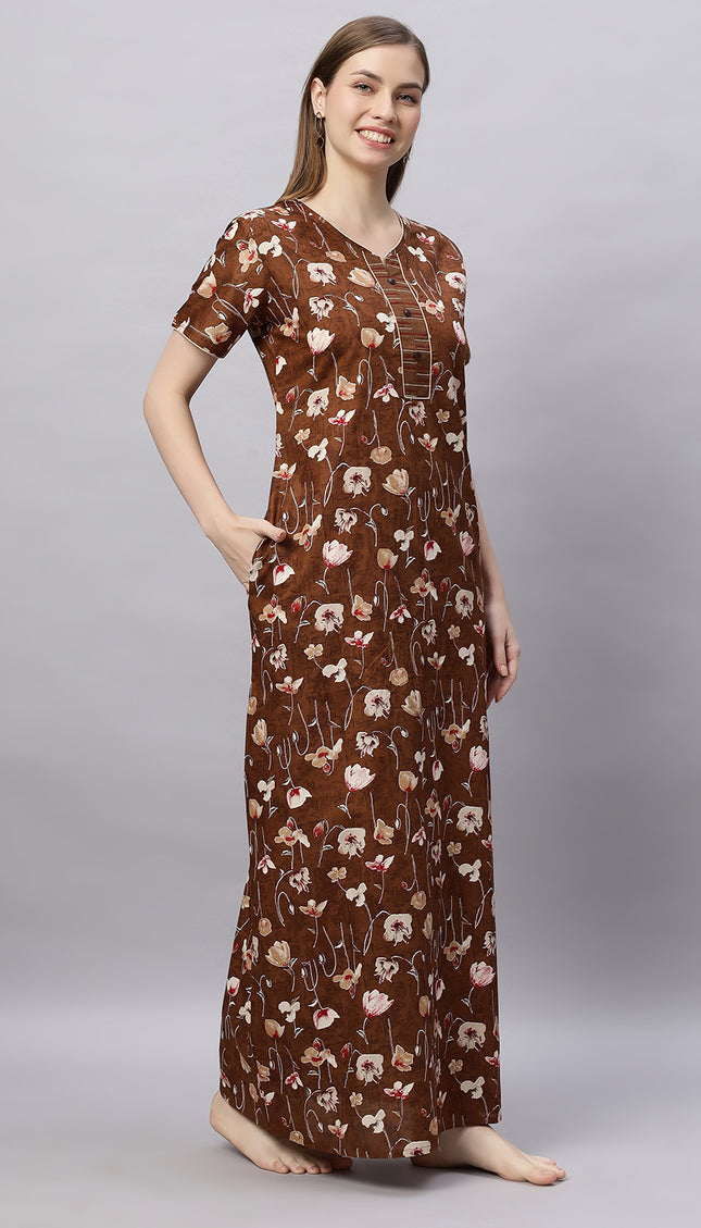 Womens Nightwear Full-Length Nighty
