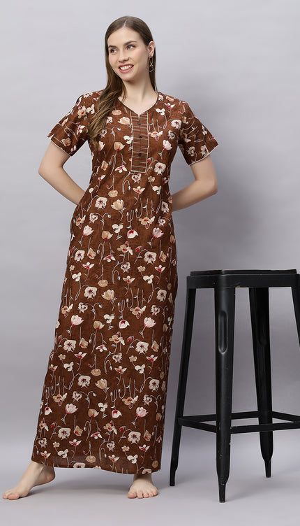 Womens Nightwear Full-Length Nighty