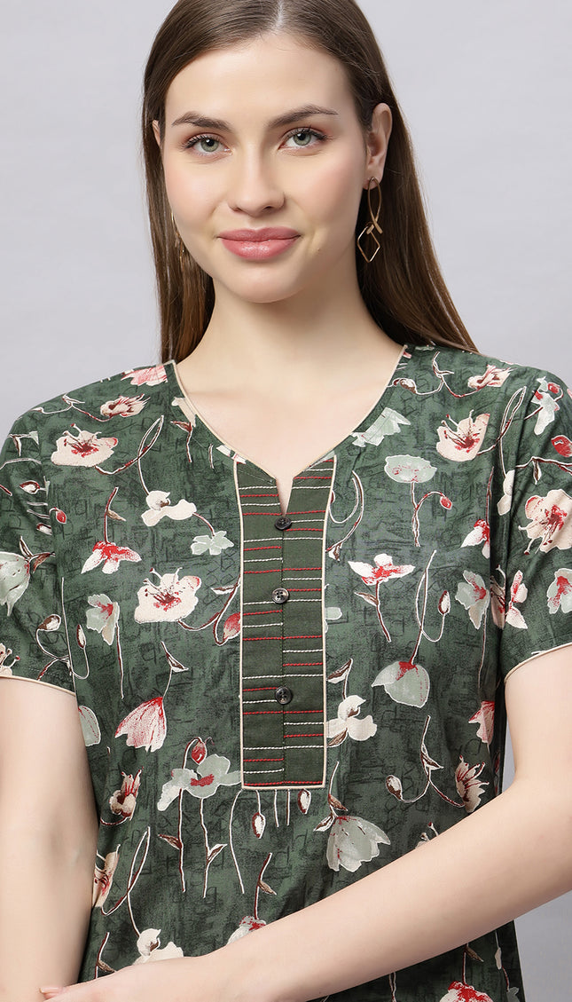 Womens Nightwear Full-Length Nighty