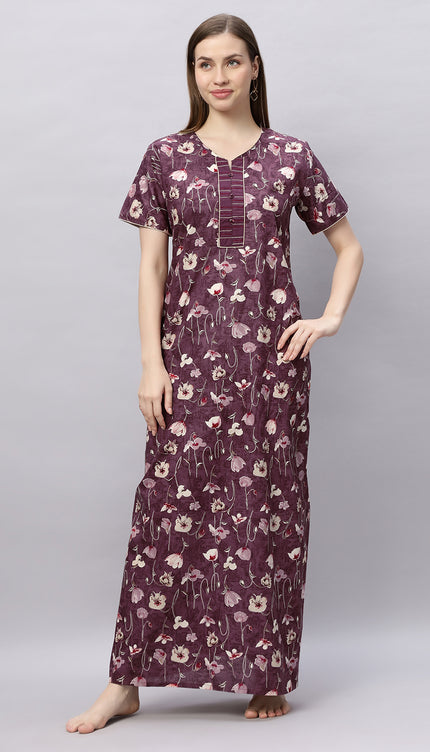 Womens Nightwear Full-Length Nighty
