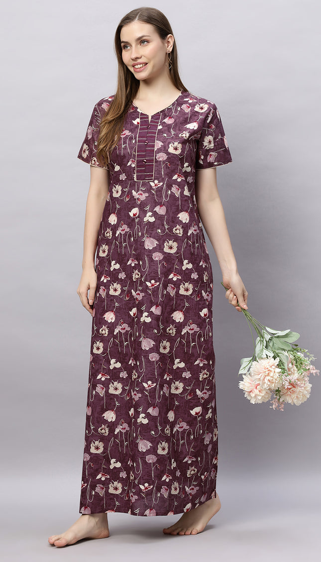 Womens Nightwear Full-Length Nighty
