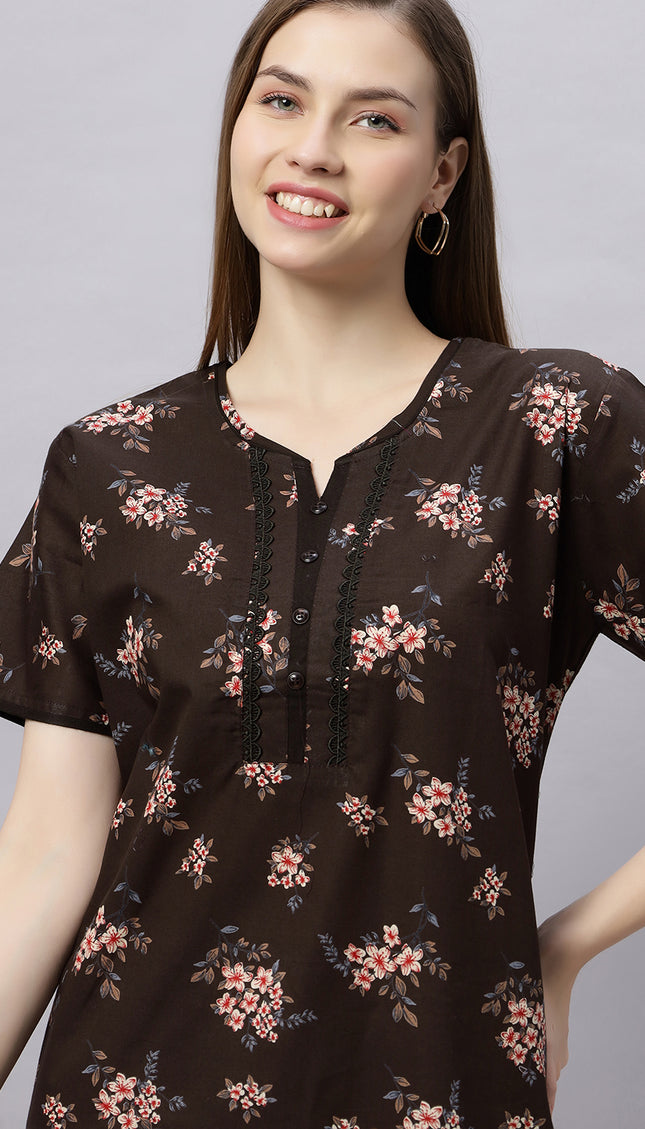 Womens Nightwear Full-Length Nighty