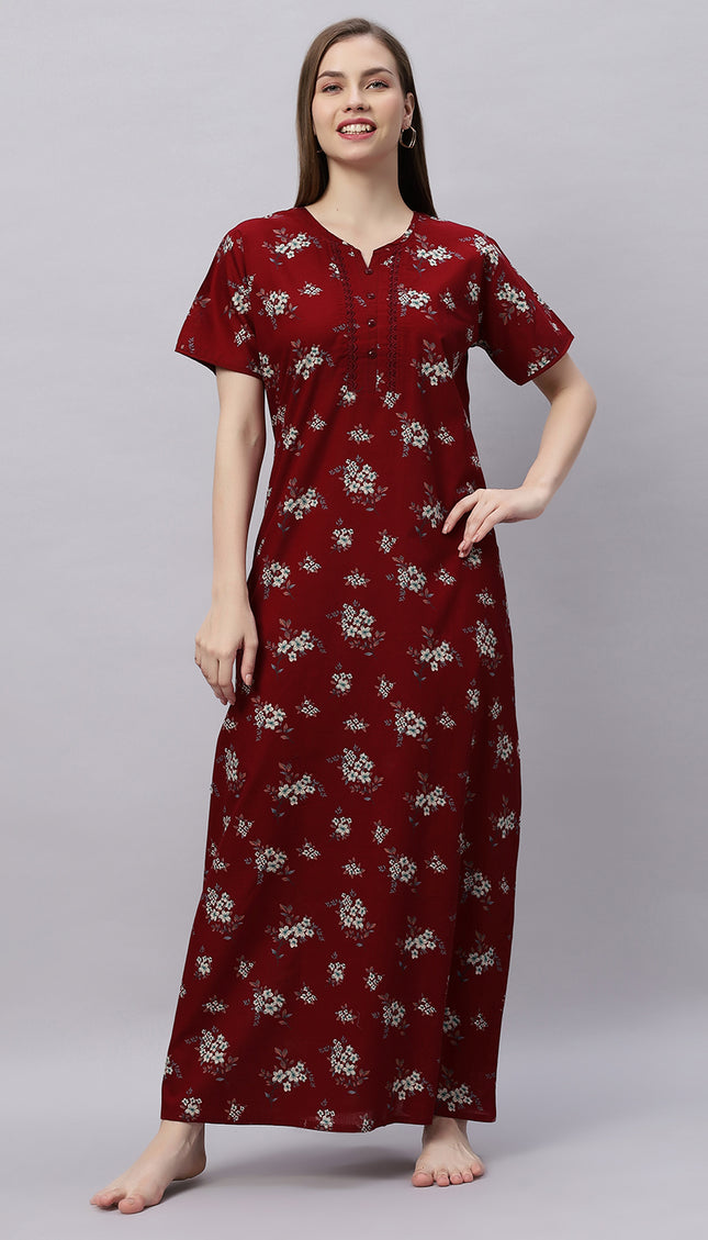 Womens Nightwear Full-Length Nighty