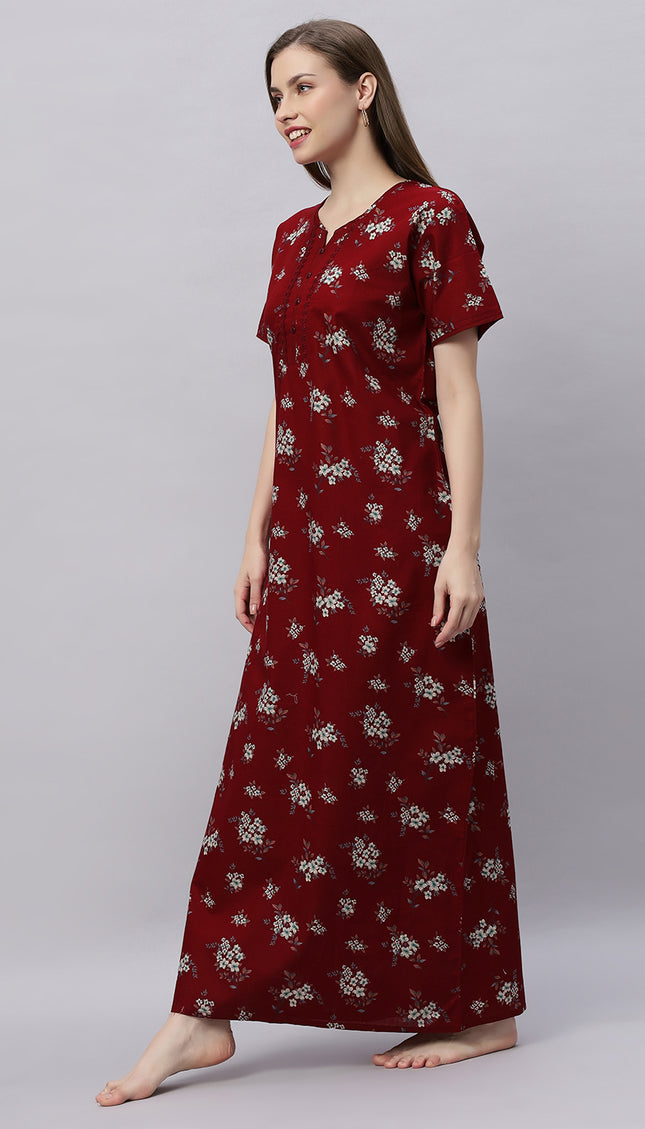 Womens Nightwear Full-Length Nighty
