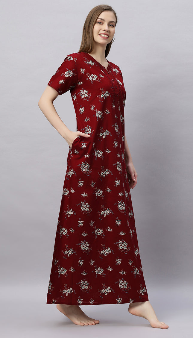 Womens Nightwear Full-Length Nighty