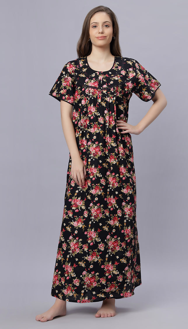 Womens Nightwear Full-Length Nighty