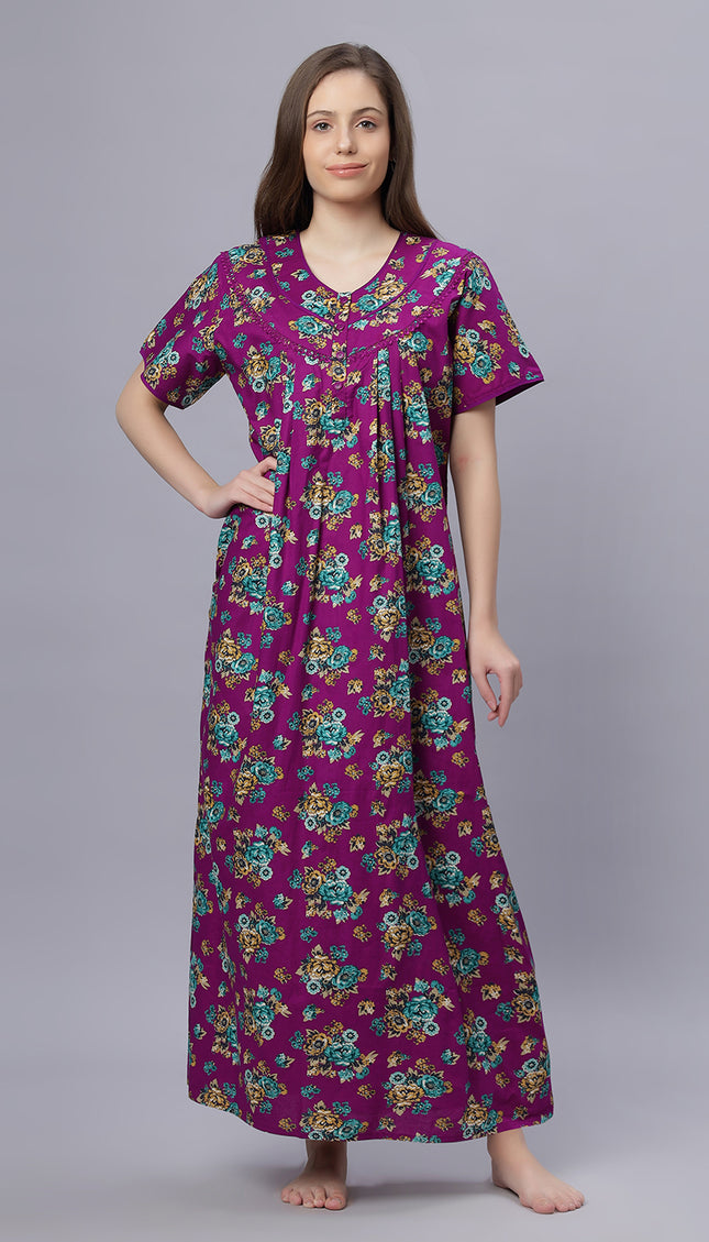 Womens Nightwear Full-Length Nighty