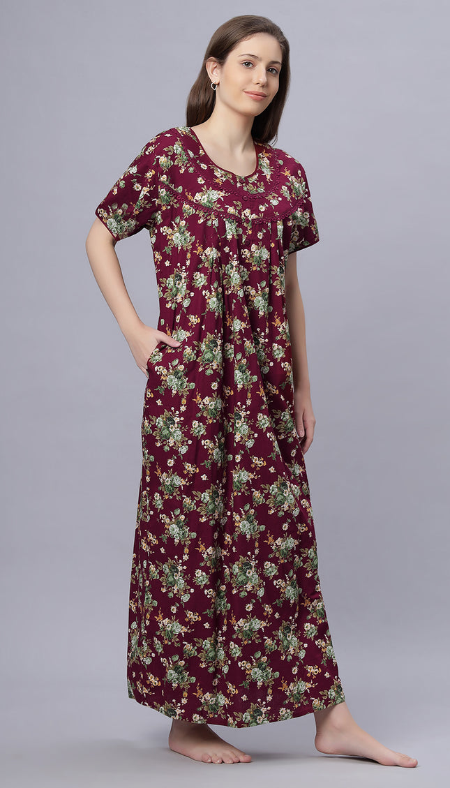 Womens Nightwear Full-Length Nighty