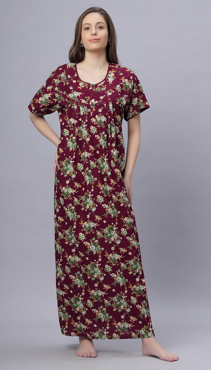 Womens Nightwear Full-Length Nighty