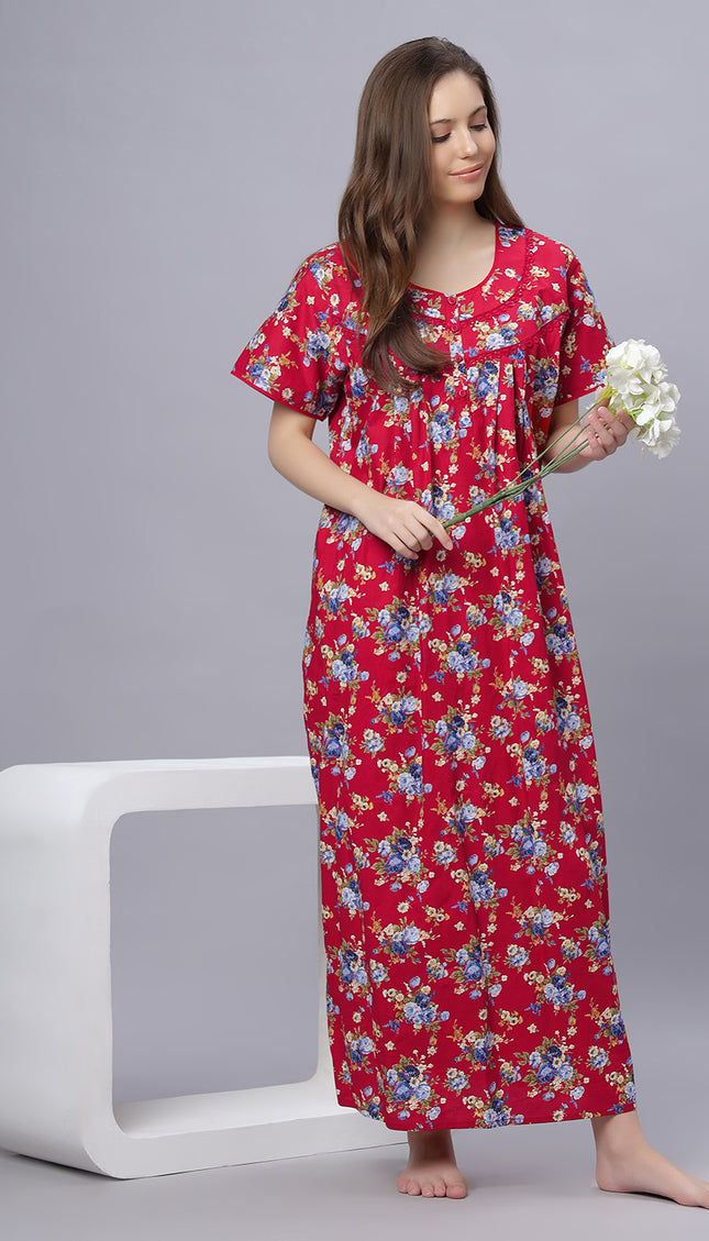 Womens Nightwear Full-Length Nighty