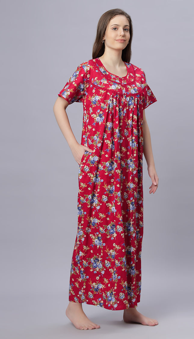 Womens Nightwear Full-Length Nighty