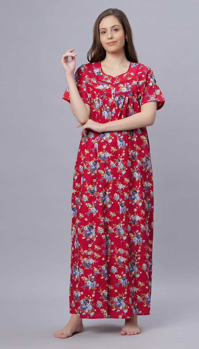 Womens Nightwear Full-Length Nighty