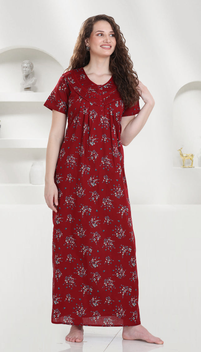 Womens Nightwear Full-Length Nighty
