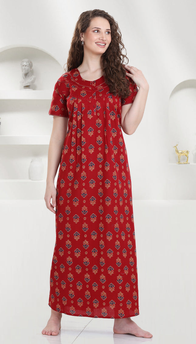 Womens Nightwear Full-Length Nighty