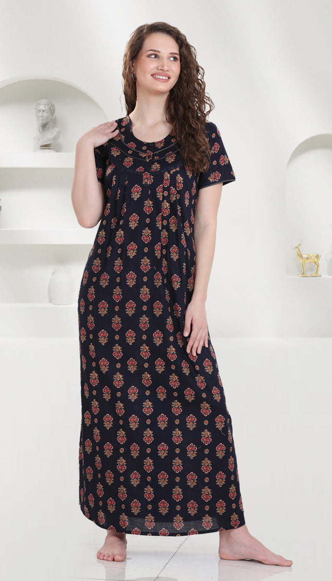 Womens Nightwear Full-Length Nighty