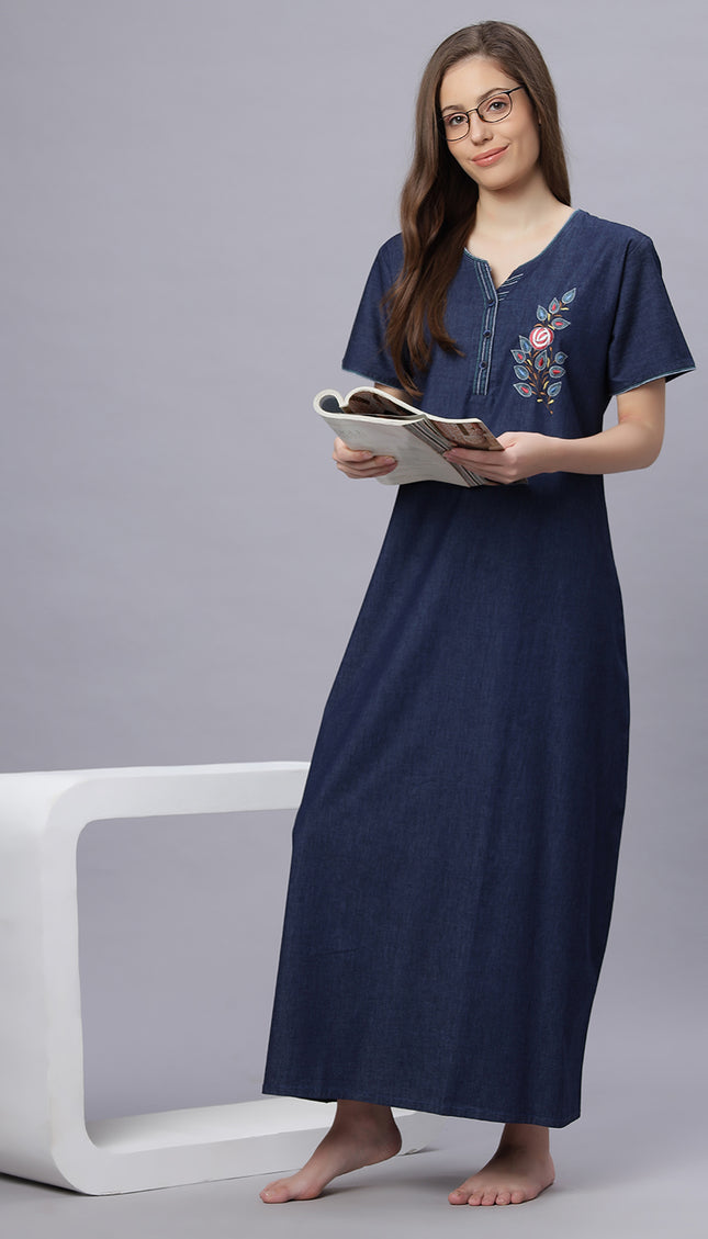 Womens Nightwear Full-Length Nighty