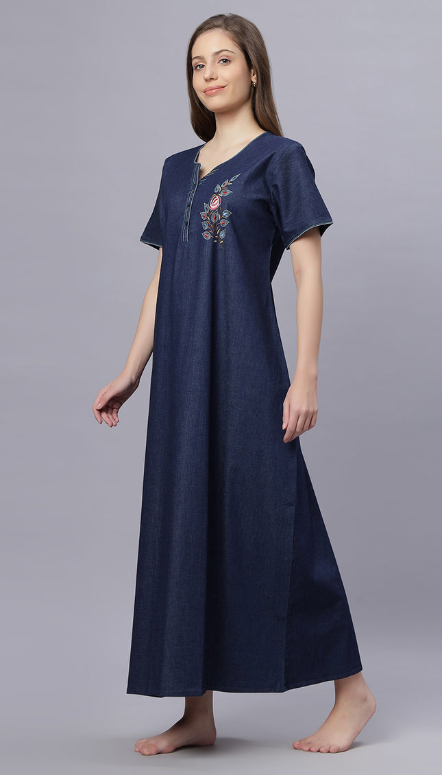 Womens Nightwear Full-Length Nighty