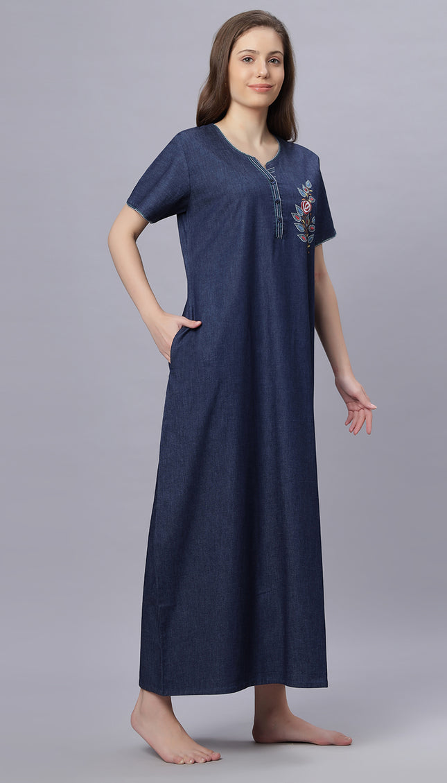 Womens Nightwear Full-Length Nighty