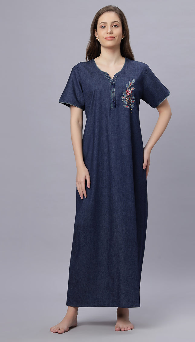 Womens Nightwear Full-Length Nighty