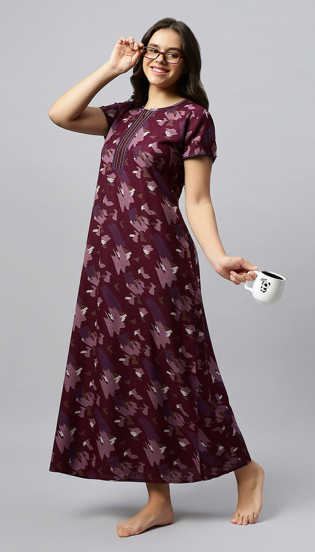 Womens Nightwear Full-Length Nighty