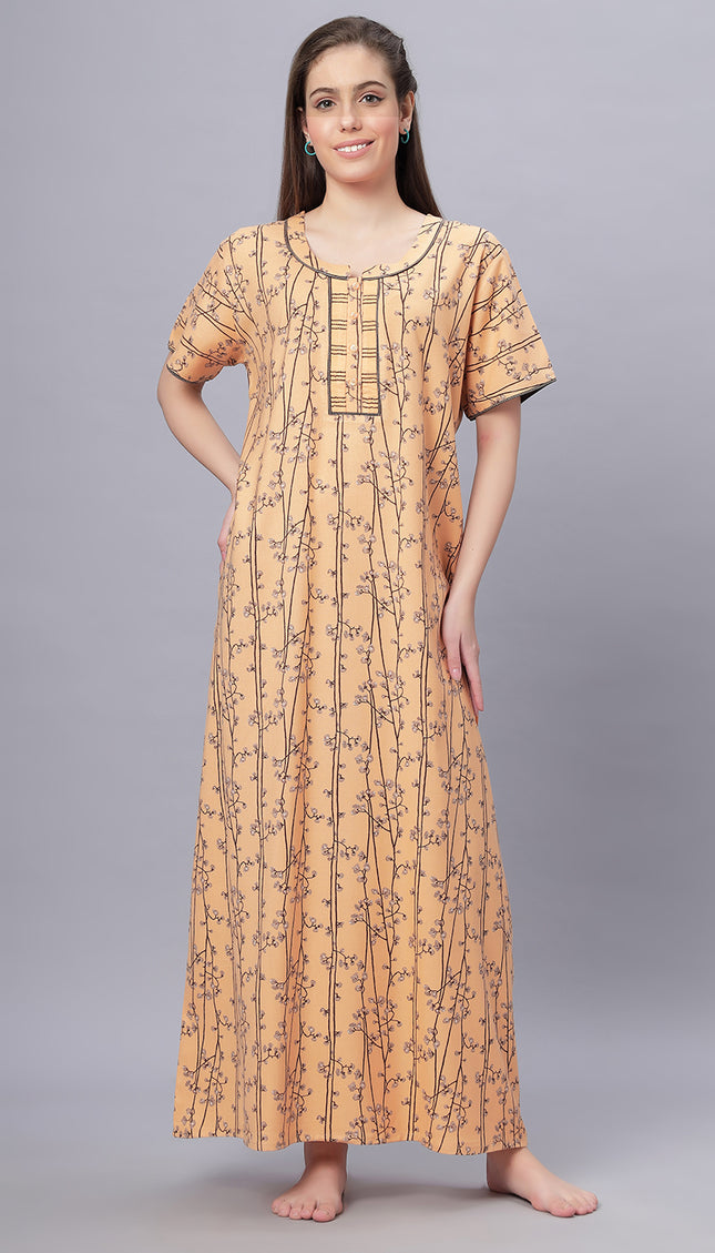 Womens Nightwear Full-Length Nighty