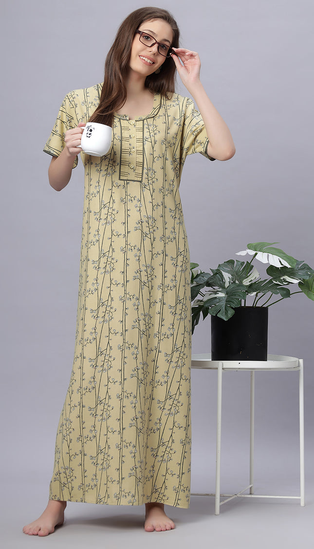 Womens Nightwear Full-Length Nighty