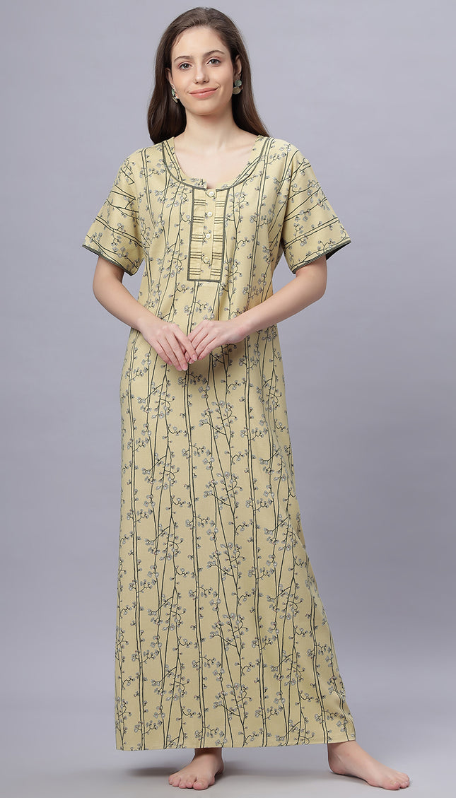 Womens Nightwear Full-Length Nighty