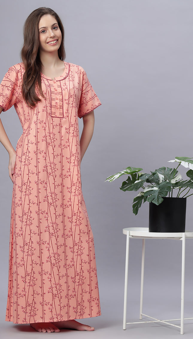 Womens Nightwear Full-Length Nighty