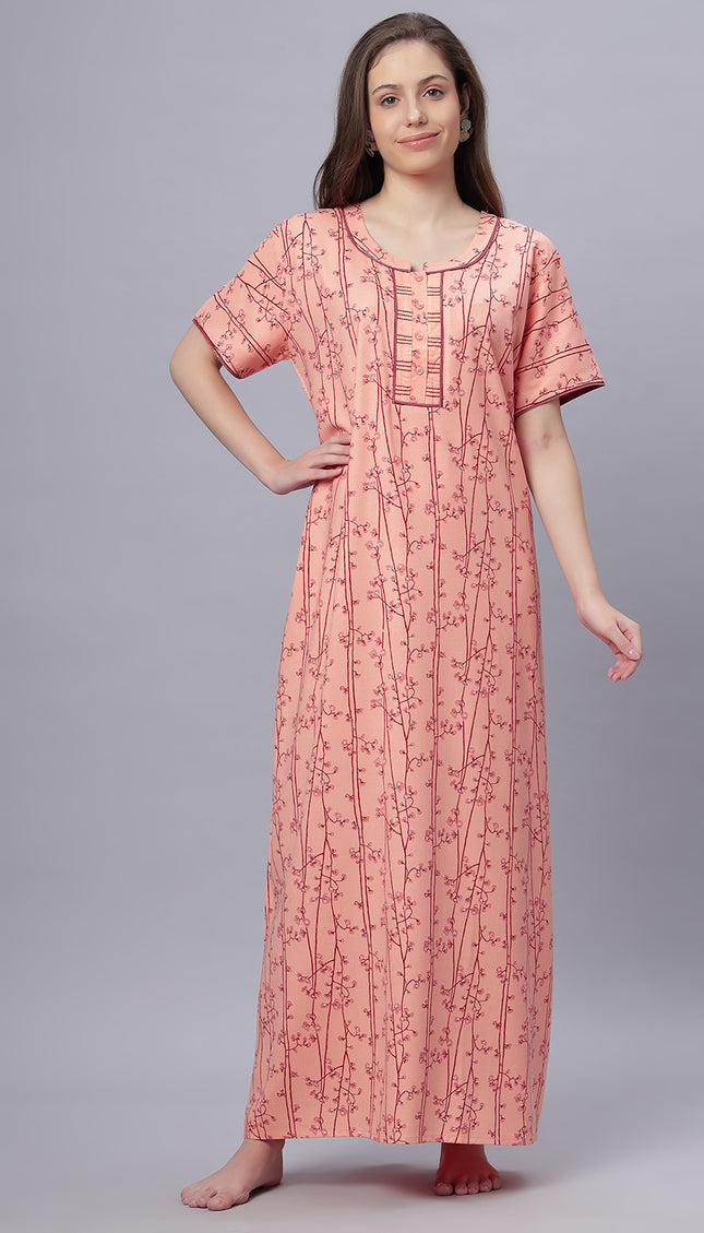 Womens Nightwear Full-Length Nighty