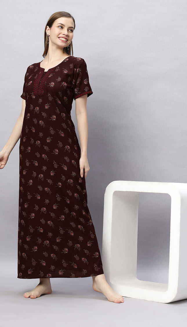 Womens Nightwear Full-Length Nighty