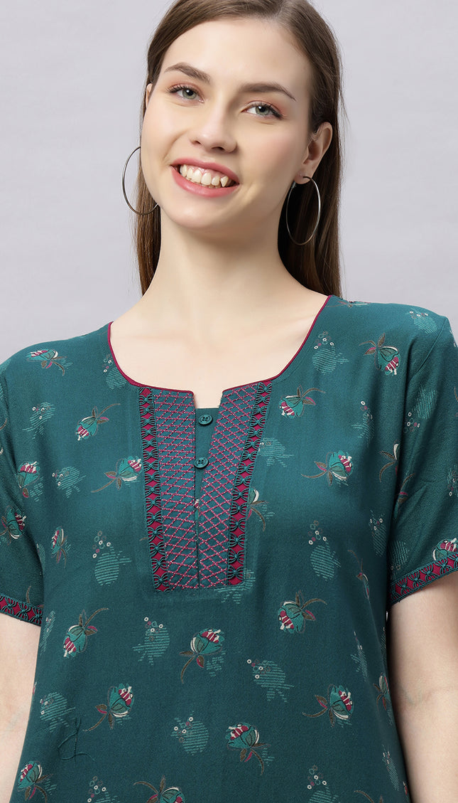 Womens Nightwear Full-Length Nighty